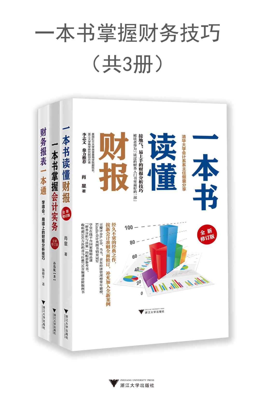 一本书掌握财务技巧（套装共3册，一套零基础初学者也能看得懂的财务书，包含《 一本书读懂财报（全新修订版）》《一本书掌握会计实务（全新修订版）》《财务报表一本通：学得会、用得上的财报分析技巧》）