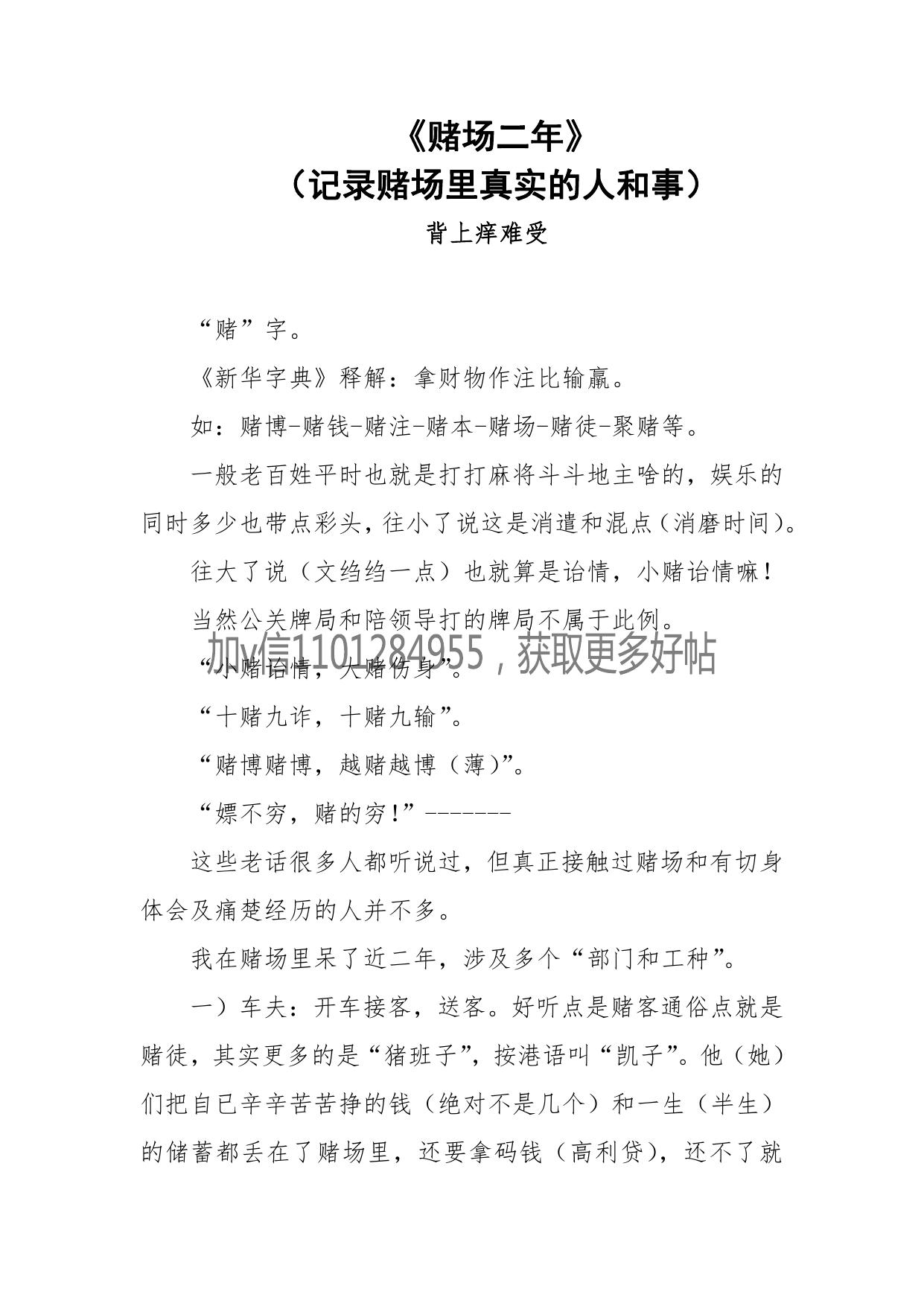 120-《赌场二年》（记录赌场里真实的人和事）[公众号 第一资源001]