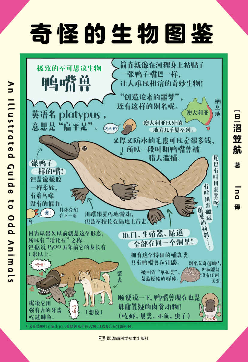 奇怪的生物图鉴【风靡日韩，日文版上市仅1个月加印4次！销量突破100000册日本亚马逊高分评价，日韩话题性科普绘本，40种生物，上百个冷知识：没有头的鸡竟可以活一年，大猩猩其实内心脆弱敏感，章鱼有辨识人脸的能力……这也太奇葩了吧！】浦睿文化出品