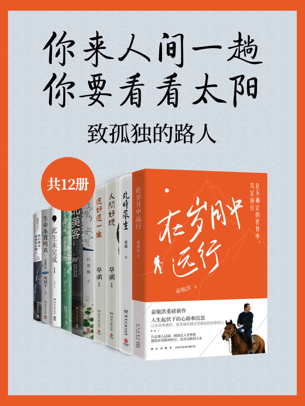 你来人间一趟，你要看看太阳：致孤独的路人（共12册）（隔离年代，写给每一位孤独行路人的暖心情书）