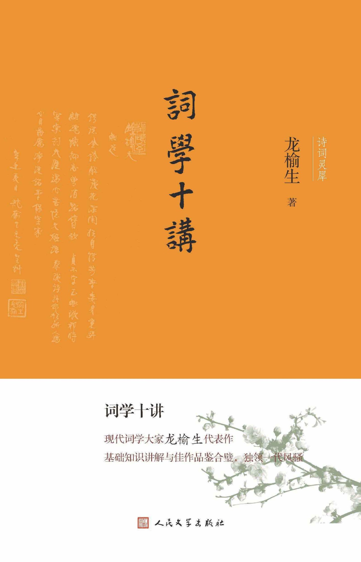 词学十讲（当代著名词学研究专家龙榆生先生讲解词的知识的入门读物；以授课的讲稿基础修订而成；数十年的研究心得与填词经验） (诗词灵犀)