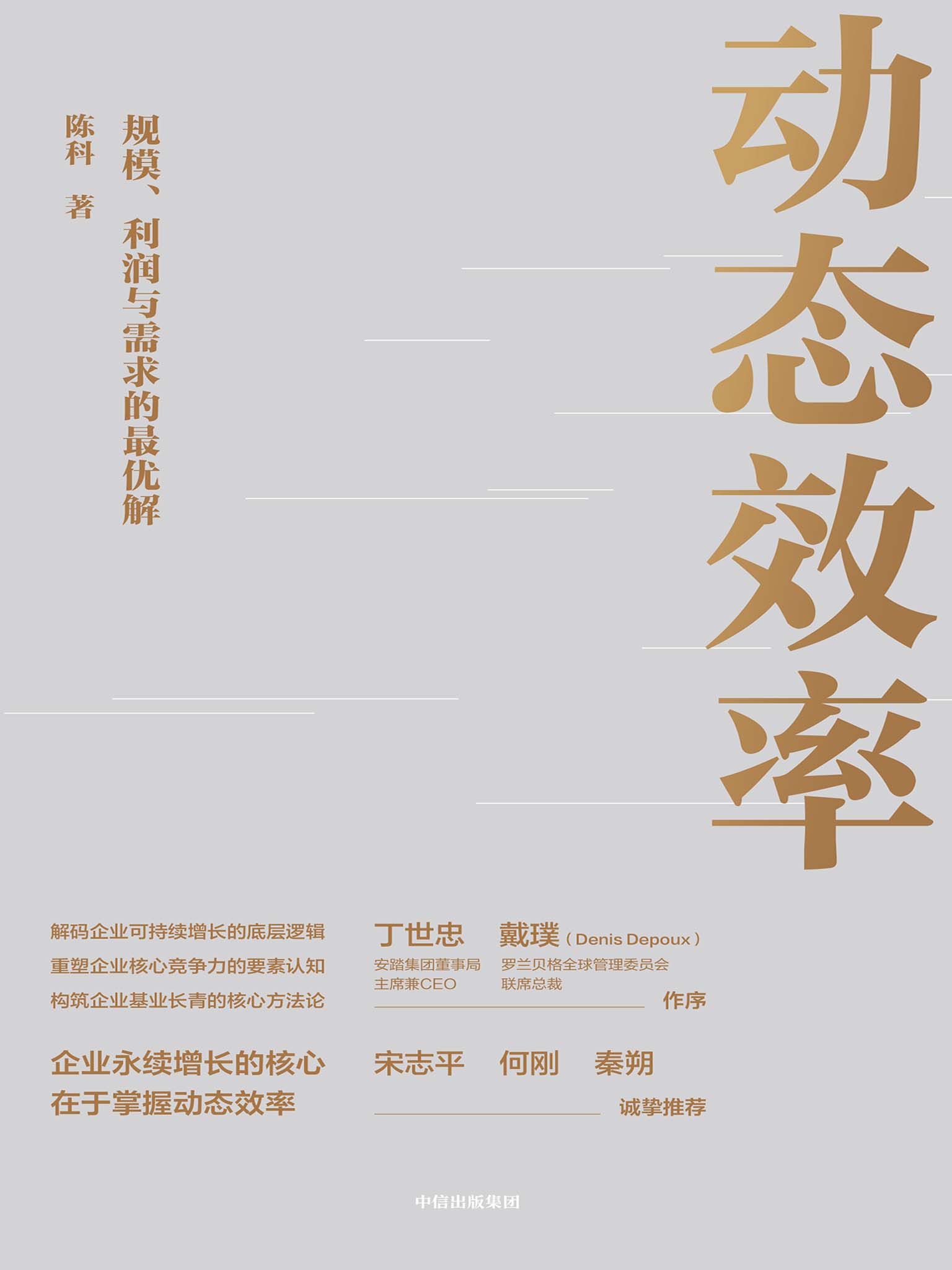动态效率——规模、利润与需求的最优解（ 安踏COO陈科企业管理运营核心方法论揭秘，助力企业实现逆势增）