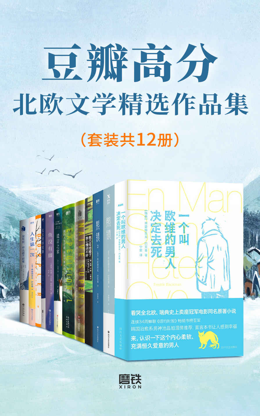 豆瓣高分北欧文学精选作品集（套装共12册）【豆瓣均分近8.0！席卷全球的北欧文学精选作品集！称霸《纽约时报》等各大畅销榜，囊括布克国际文学奖等知名奖项！让你感受到浓郁的所谓“北欧风格”——干净、清冷、深邃，是漂浮在生活之上的诗意的氛围，是躲藏在物质背后的深刻的意涵！】