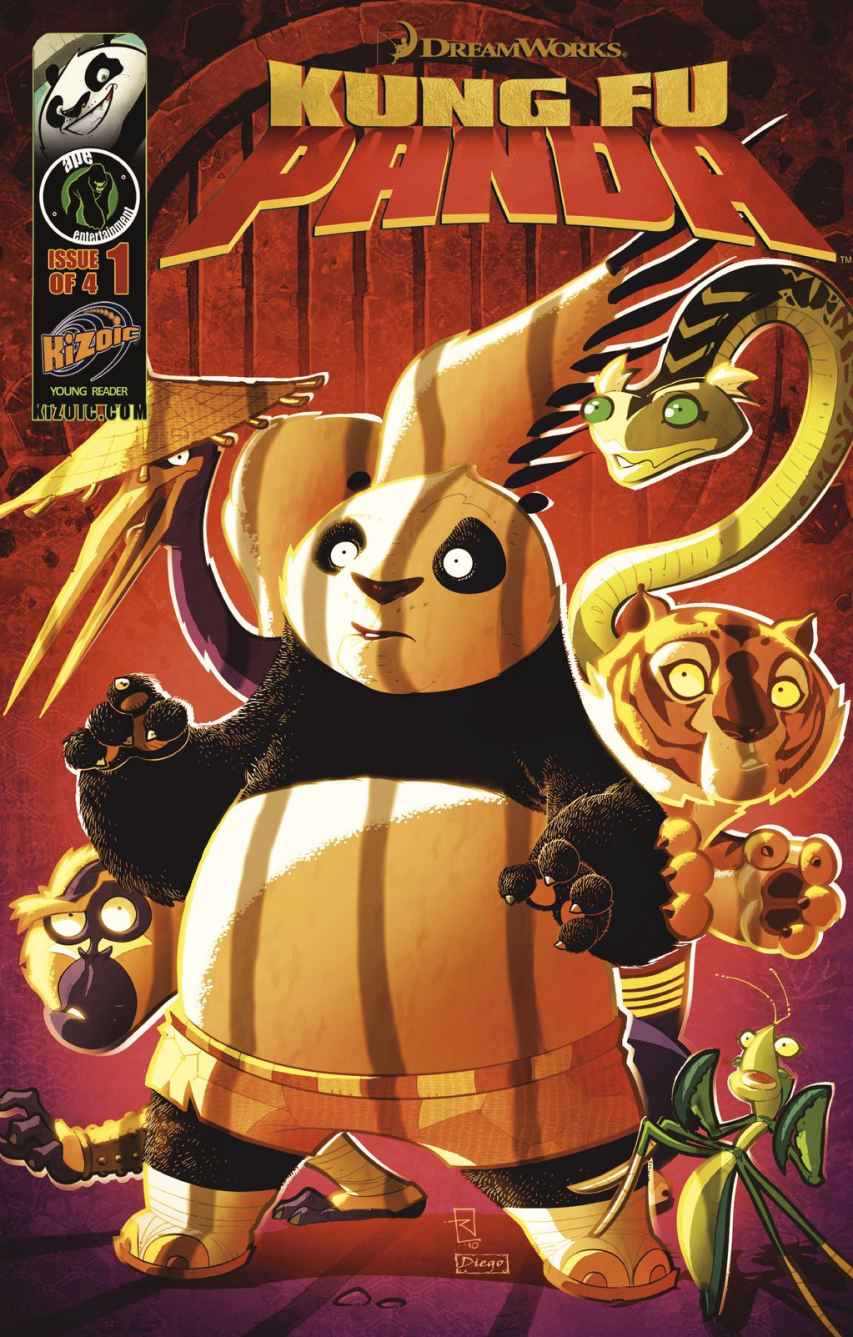 功夫熊猫 Kung Fu Panda Vol.1 Issue 1（英文版） (BookDNA漫画绘本书系)