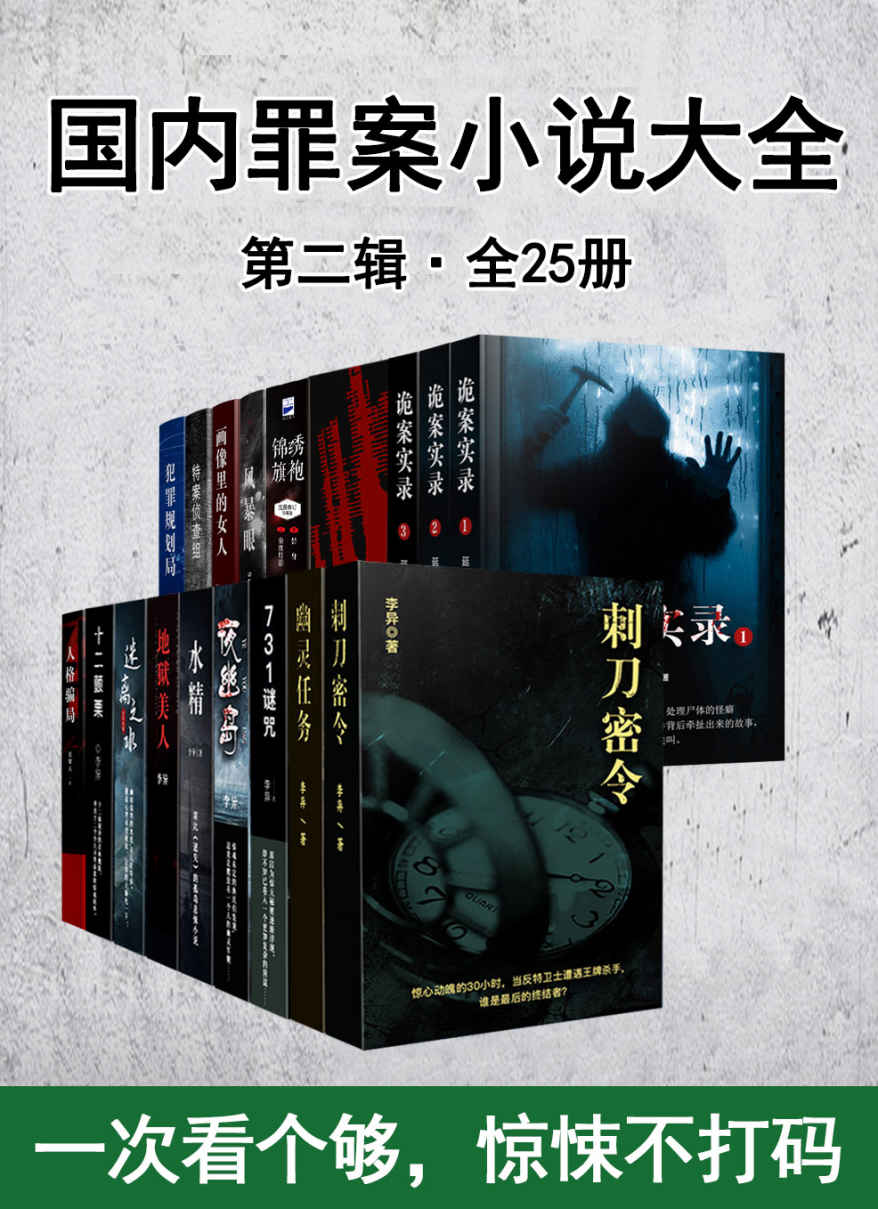 国内罪案小说大全（2）（共25册）（一次看个够，惊悚不打码！）