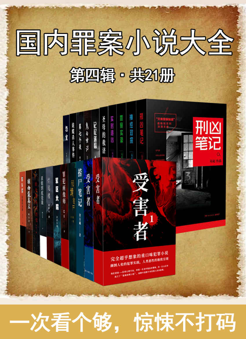 国内罪案小说大全·第四辑（共21册）（一次看个够，惊悚不打码！）