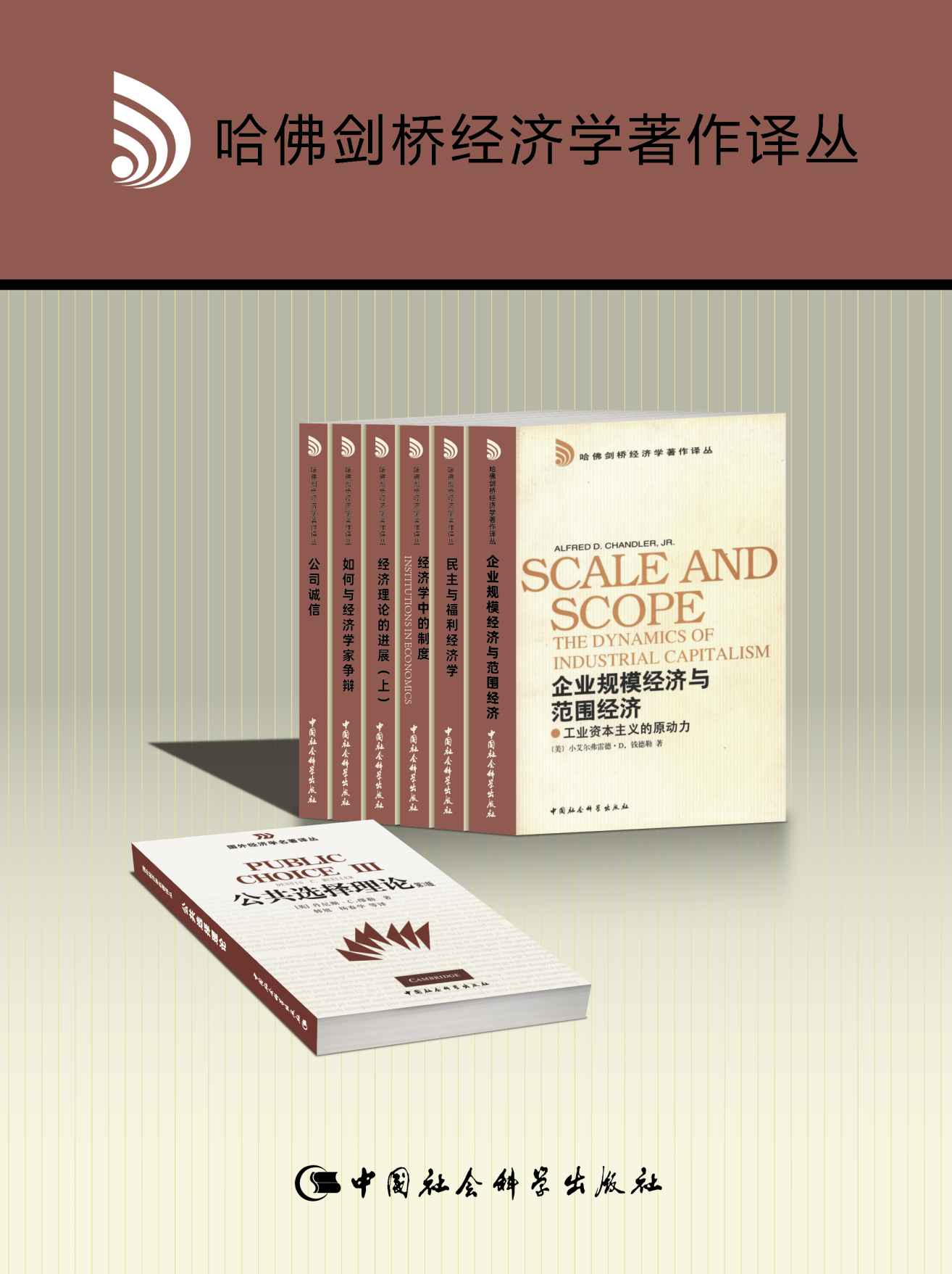 哈佛剑桥经济学著作译丛（套装共6卷）【精选哈佛剑桥经济学名著，研究福利经济学、制度经济学、公司诚信、公共选择、国际经济计量学等的必读好书！】