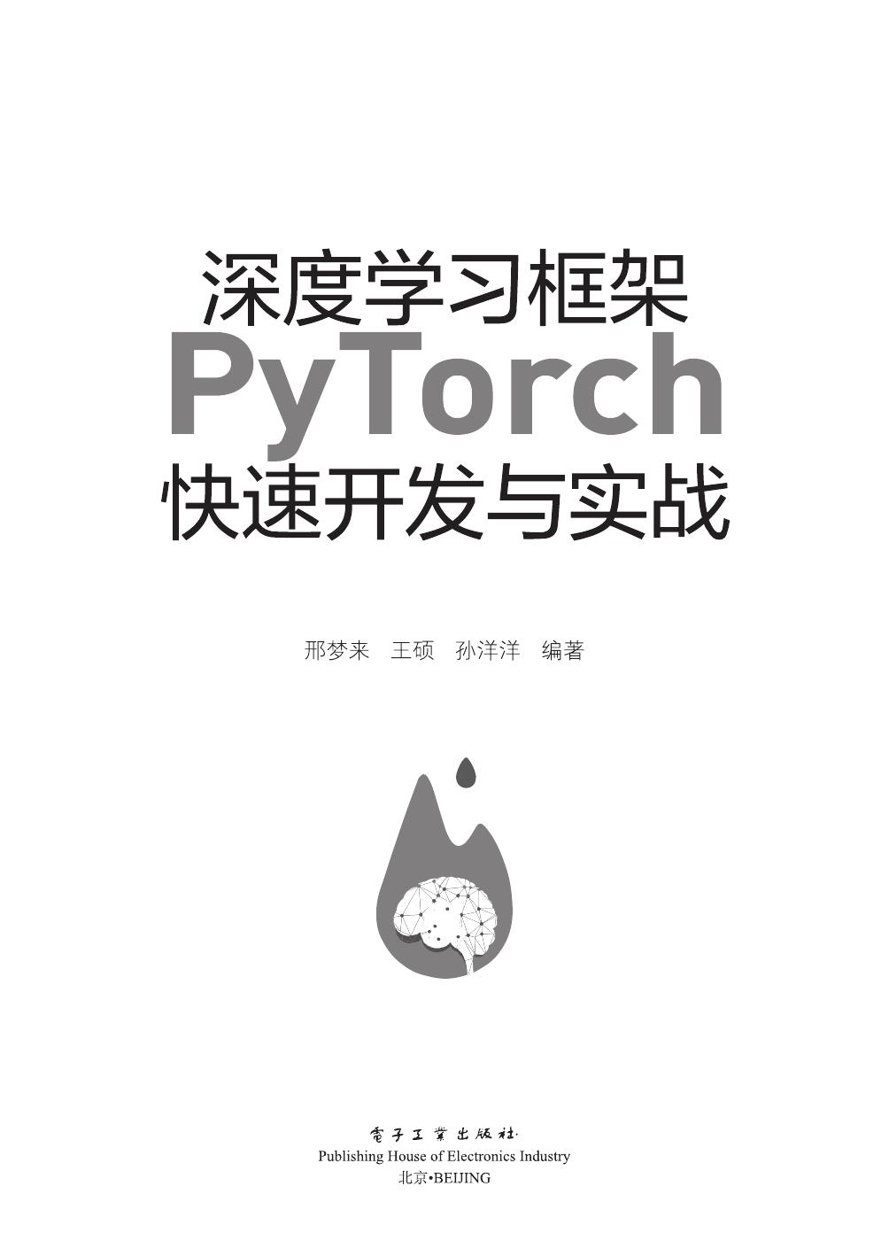 深度学习框架PyTorch快速开发与实战